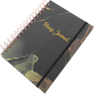 A5 Portable Spiral Workout Journal for Fitness Planning Daily <strong>Exercise</strong> Health Tracking Convenient <strong>Notepad</strong> with Paper Cover - Product Image 1