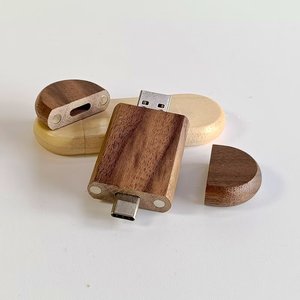 タイプC USBフラッシュドライブストレージメモリア8gb 16gb 64gbメモリスティック128gb 3.0メモリースティック2 in 1 USBフラッシュドライブウッド