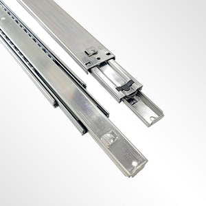 Tiêu Chuẩn Cao Mềm Đóng Ngăn Kéo Trượt Kính Thiên Văn Đẩy Mở 45Mm Đầy Đủ Mở Rộng Kênh Đường Ray Bóng Mang Tủ Ngăn Kéo Trượt - Product Image 4