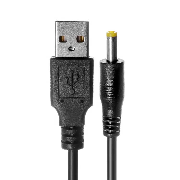 5V USB A Stecker auf DC 4,0x1,7mm Barrel Jack Power Ladekabel für Tablet Handy Laptop