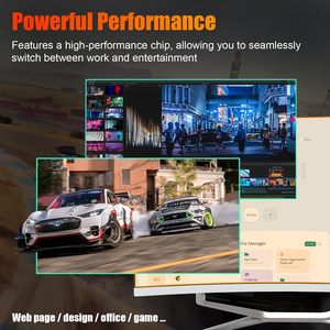 All-<strong>in</strong>-One <strong>Desktop</strong> <strong>Computer</strong> 27&quot; FHD Display Curved Monitor 8GB RAM 512 SSD <strong>WiFi</strong> for Bluetooth Keyboard Mouse EU/UK Plugs HDD - Product Image 2