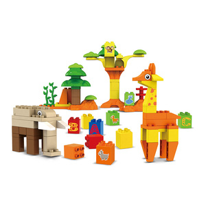 COGO 82 adet eğitim yapı taşı DIY büyük Cricks büyük çocuk için oyuncak - Product Image 1