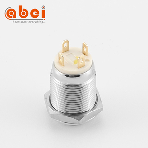 120 220 volt ip65 ip68 metal basmalı anahtar manufacturers üreticileri tedarik mikro push tact sıfırlama anahtarı push button - Product Image 3