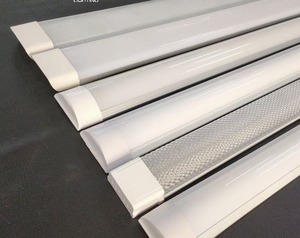 商用40W/60W/80w圆形发光二极管板条灯1200毫米线性净化灯，室内照明IP44级