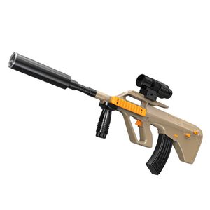 Gençler için 6 fonksiyonlu çift modlu yumuşak kurşun Blaster 14 + - 70cm gökkuşağı cephane ve hız ayarlanabilir dişli ile taktik tüfek - Product Image 1