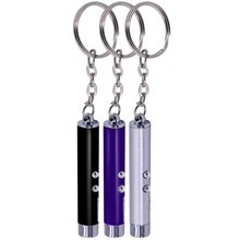 2 в 1 Светодиодная лазерная указка Кошка Интерактивная игрушка USB красный свет кошка мышь погоня игрушка Забавные электрические игрушки кошка с металлическим брелоком - Product Image 3