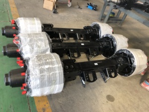 热卖新状态半挂车零件定制重型容量，美国拖车用13t圆梁轴 - Product Image 5