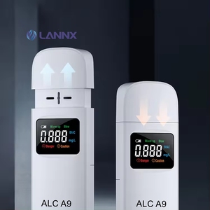 LANNX ALC A9 personalizado al por mayor aliento Alcohol Tester Sensor detectores de Alcohol pantalla sin contacto Color portátil Alcohol Anzlyzer - Product Image 6