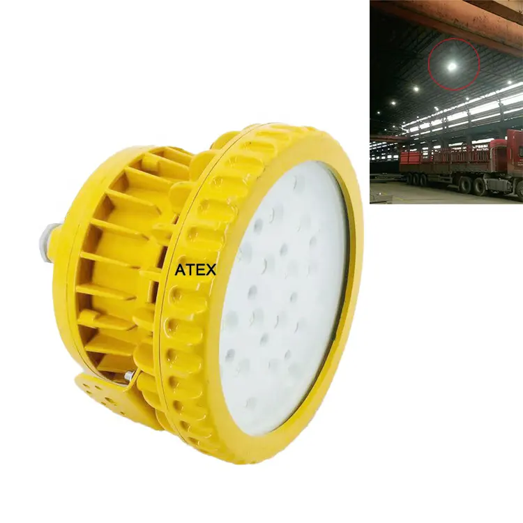 LEDUN - Atex approved Industrial 150 W Ex LED Lights Round Explosion Proof Lamps for Factory Warehouse Oil Gas Station