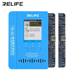 Relife TB-06 Battery <strong>Cycle</strong> Tester Single and Dual Battery <strong>Cycle</strong> for Iphone 8-14 Pro Max Battery Reading Data Health Repair Tool - Product Image 1
