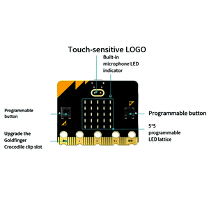 BBC Microbit V2 Micro:bit V2.2開発ボードBBC Micro:bit Learn PythonグラフィカルプログラミングマイクロビットV2 - Product Image 6