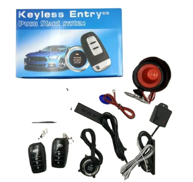 Dalos universal remote start car alarm PKE keyless entry push button start stop
