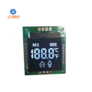 Custom 7 segmento lcd 12 cifre trasparente lcd display per smart home elettrico piano terra riscaldamento regolatore di temperatura - Product Image 1