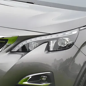 Peugeot 4008 5008 2017-2019 için araba far kapağı LED maskeleri far Lens şeffaf abajurlar kabuk cam - Product Image 4