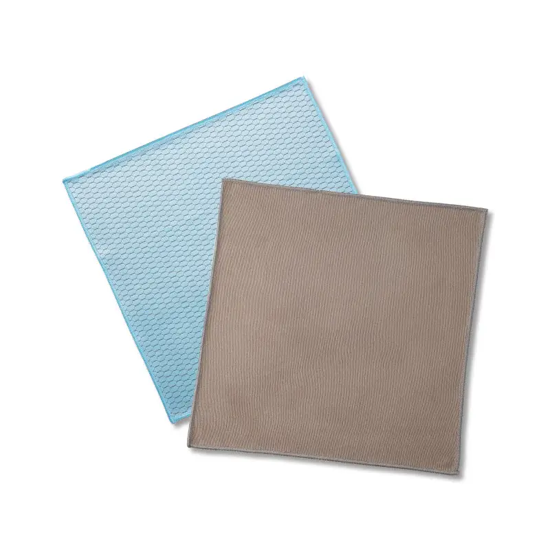 Kain Microfiber kain kaca multifungsi kain penyerap air yang kuat untuk pembersih kaca
