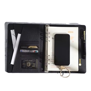 Cargador inalámbrico de alta calidad, Banco de energía, portátil, cubierta de Pu, carga inalámbrica personalizada, disco Usb, portátil con Banco de energía - Product Image 1