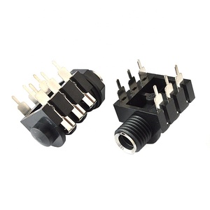<strong>Jack</strong> Audio Connector 635 Stereo <strong>Jack</strong> 6.35 mm 6 Pins Stereo 1/4&quot; Audio <strong>Jack</strong> - Product Image 3