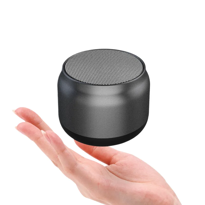 Paisible K8 Mini Altavoces portátiles compatibles con Bluetooth activados por sonido Altavoces inalámbricos de metal TWS de larga duración