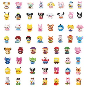 2024บล็อกขนาดเล็กตัวการ์ตูนแบบทำมือบล็อกตัวต่อมินนี่ของเล่นสำหรับเด็ก - Product Image 5