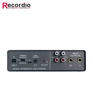 GAX-MD23 USB音频接口通用音频接口，用于电脑音乐电脑录制和播客，48v幻像电源 - Product Image 1