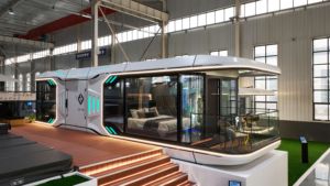 Cabinspace capsula casa di spedizione <span class=keywords><strong>container</strong></span> casa estensibile con bagno ufficio Pod Apple cabina