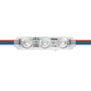 Fabrik 12V smd RGB LED-Modul 3Chip wasserdichte IP67 RGB LED-Module mit Linse hohe Helligkeit für Schilder und Leucht kasten - Product Image 1