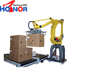 In vendita Robot Stacker/sistema di palettizzazione robotizzato automatico di carico e scarico con pinza Robot pneumatica