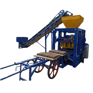 Máquina de bloques huecos de construcción de hormigón semiautomática en Ghana, número de modelo: 2 - Product Image 1