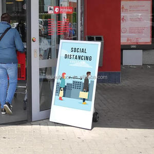 43 Inch IP65 Battery Powered Indoor <strong>LCD</strong> LED Advertising <strong>Display</strong> with Double Stand Animation <strong>Function</strong> and SDK OEM Provider - Product Image 4