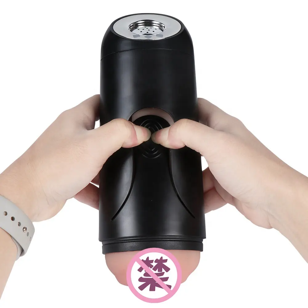 Copa de masturbación vibratoria para hombres, masturbador de Vagina con succión potente, Copa sexual con chica, Juguetes sexuales con voz de amor