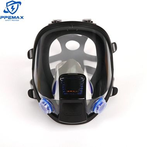 Maschera antigas industriale, respiratore Full Face certificato EN136 con visiera panoramica per protezione CBRN, attrezzatura di emergenza di sopravvivenza - Product Image 1