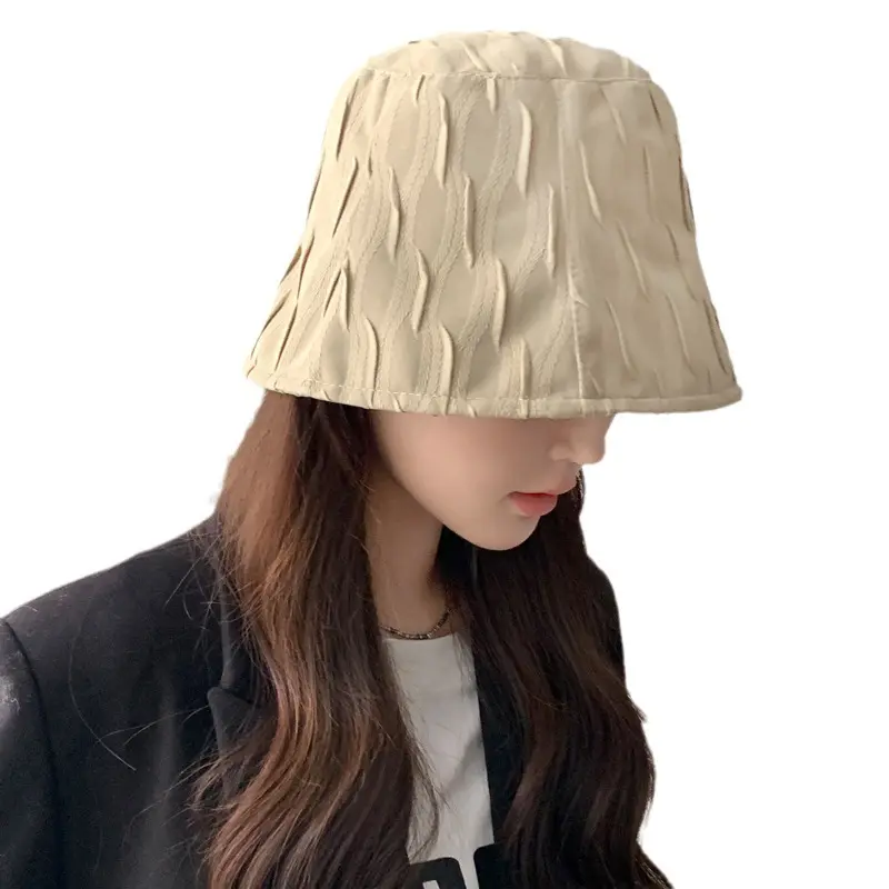 2023 Department Simple Casual Hat Femininity Hats Women Plain White Cotton Best Bucket Hats