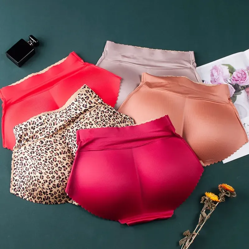 Ropa interior de mujer, lencería adelgazante, Control de barriga, moldeador de cuerpo, bragas levantadoras de glúteos, bragas acolchadas de esponja para mujer, bragas de realce de glúteos