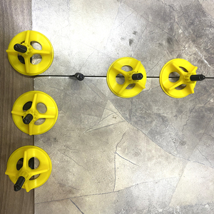 Dingyue Spin Doctor Fliesen-Nivelliersystem Drehbarer Schraubverschluss Standard-Gurt Anti-Verlagerungs-Fliesennivellierer-Set 50 Stück - Product Image 2