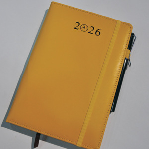 Notebook di Design nuovo stile a 5 dimensioni copertina personalizzata inglese spagnolo Agenda interna 2026 Planner annuale un giorno pagina - Product Image 3