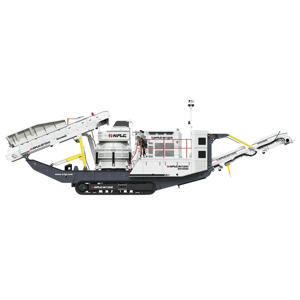 De la planta de la máquina cono móvil Hay trituradora de línea de producción