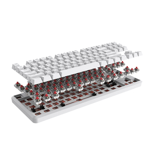 AJAZZ-teclado inalámbrico para videojuegos, 87 teclas, intercambiable, BT, con cable, modo Dual, retroiluminación RGB, programable - Product Image 6