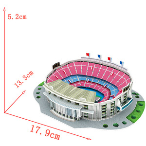 Children's Educational 3D Puzzle Football <strong>Stadium</strong> DIY Assembled Toys for Early Learning Box Packed Puzzle for Kids - Product Image 5