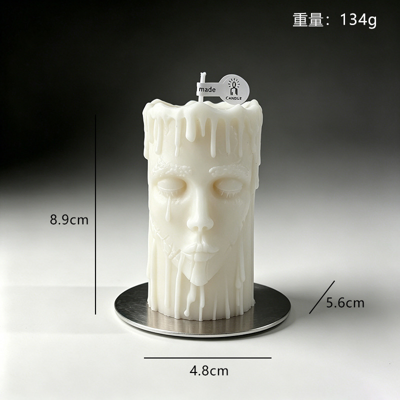 Face Cylinder J-5674 White - French Vanilla (Fragrance)