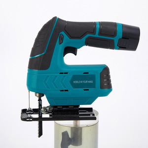 12V çok fonksiyonlu küçük ahşap şarj kesme makinesi elektrik Jig testere ağaç İşleme aleti çekme çiçek testere güç testereleri - Product Image 5