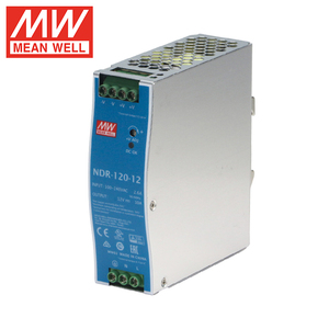 高效平均井NDR-120 120瓦交流至DC Din轨道电源PFC功能12V 24V 48v输出 - Product Image 1