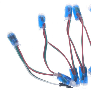 Светодиодный пиксельный модуль DC5V светодиодный пиксель ws2811 12 мм IP68 адресуемый полноцветный RGB рекламный сигнал светодиодный пиксельный свет - Product Image 3