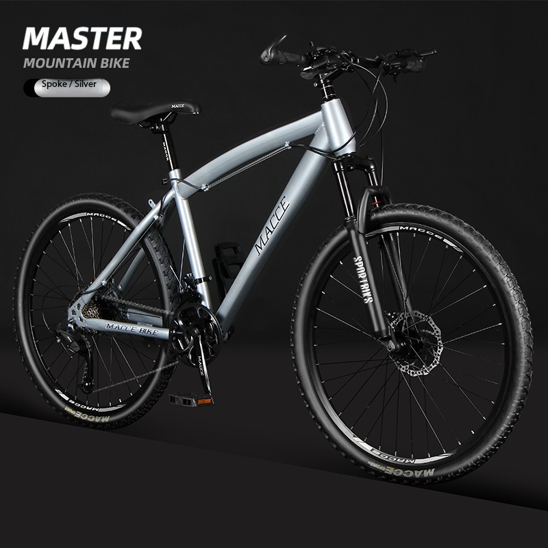 High-end silver-spoke wheels