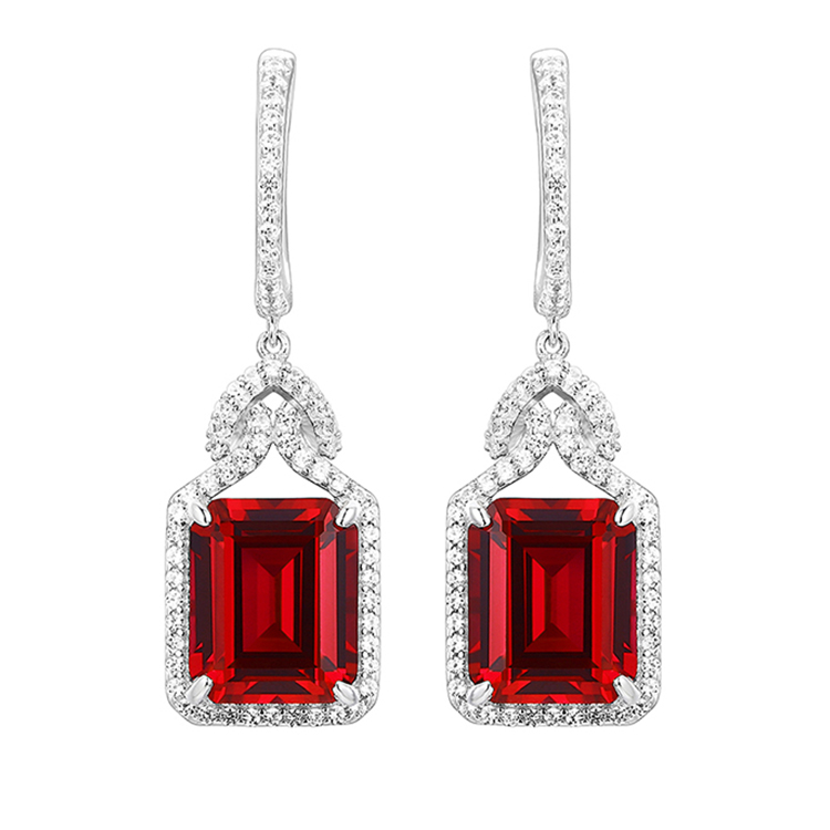 Earrings Red