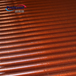 铝翅片铜管干式冷却器，带自由冷却多效蒸发器风冷冷凝器核心部件电机 - Product Image 2