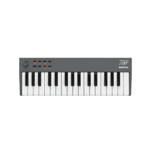 MIDIPLUS Usb Mini Organ Midi Device Compañero de composición profesional de 32 teclas con llamativa almohadilla de batería Rgb y 4 perillas funcionales - Product Image 2