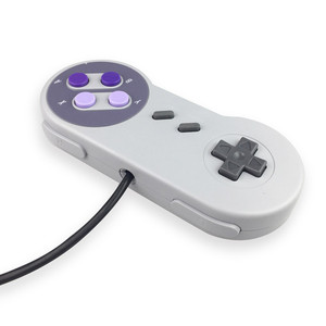Controlador de Joystick con cable USB para juegos para WII para SNES /PC Controlador de juegos de computadora clásico