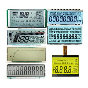 Display Lcd personalizzato display a 7 segmenti numero grafico monocromatico cifre Cog Cob Tn Stn Va tachimetro Display Lcd a 7 segmenti - Product Image 1