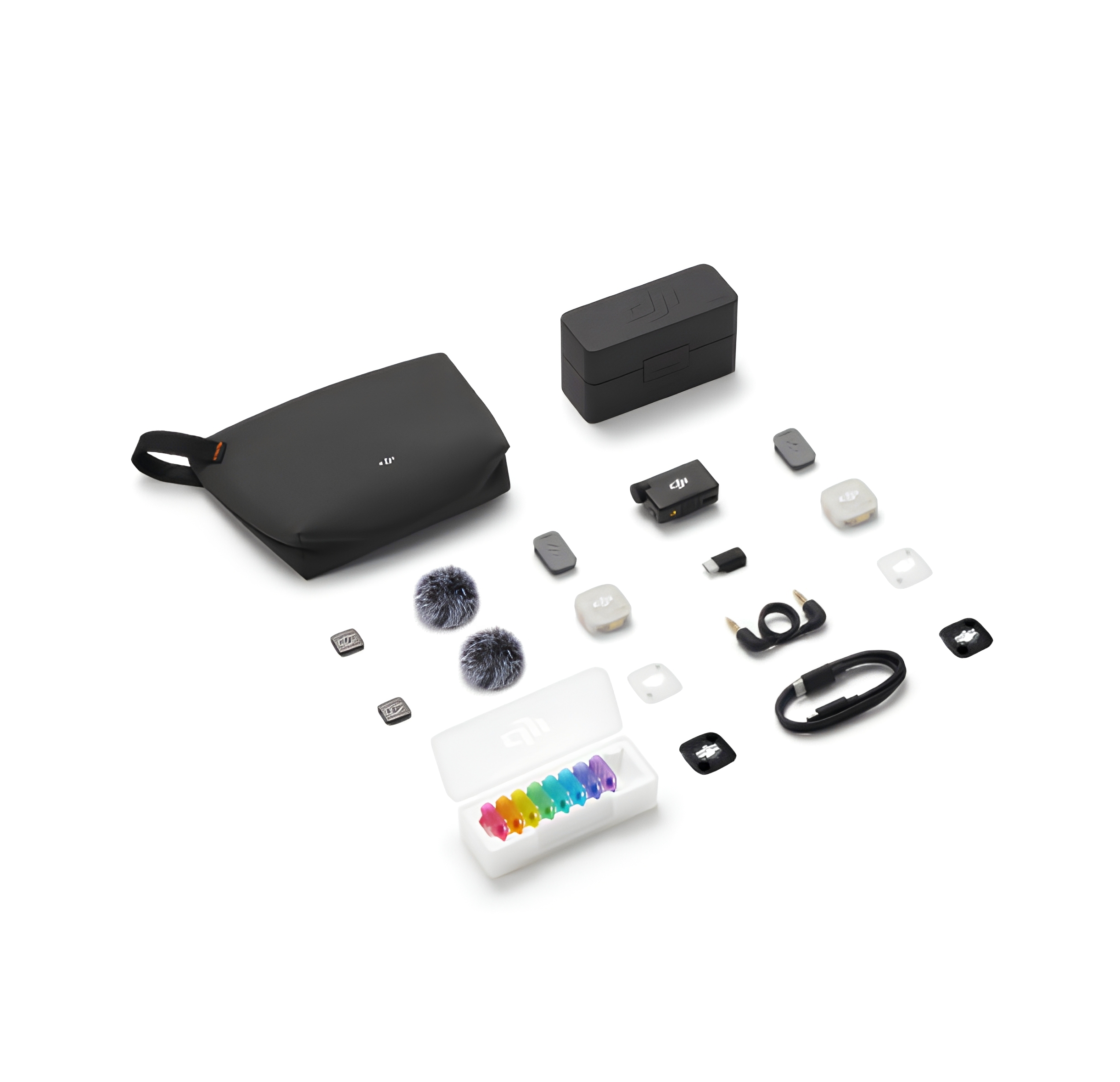 Mic mini 2S (2 TX+1 RX+ Estuche de carga) Negro