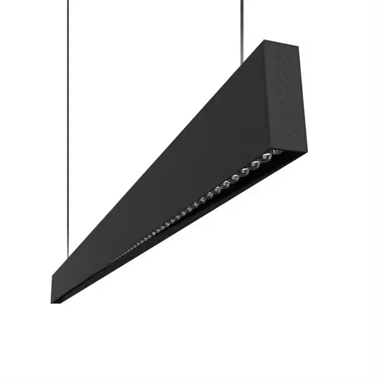 Profil de lampe suspendue moderne de haute qualité Suspension en aluminium Dimmable Grill Lumière LED linéaire pour chambre d'hôtel